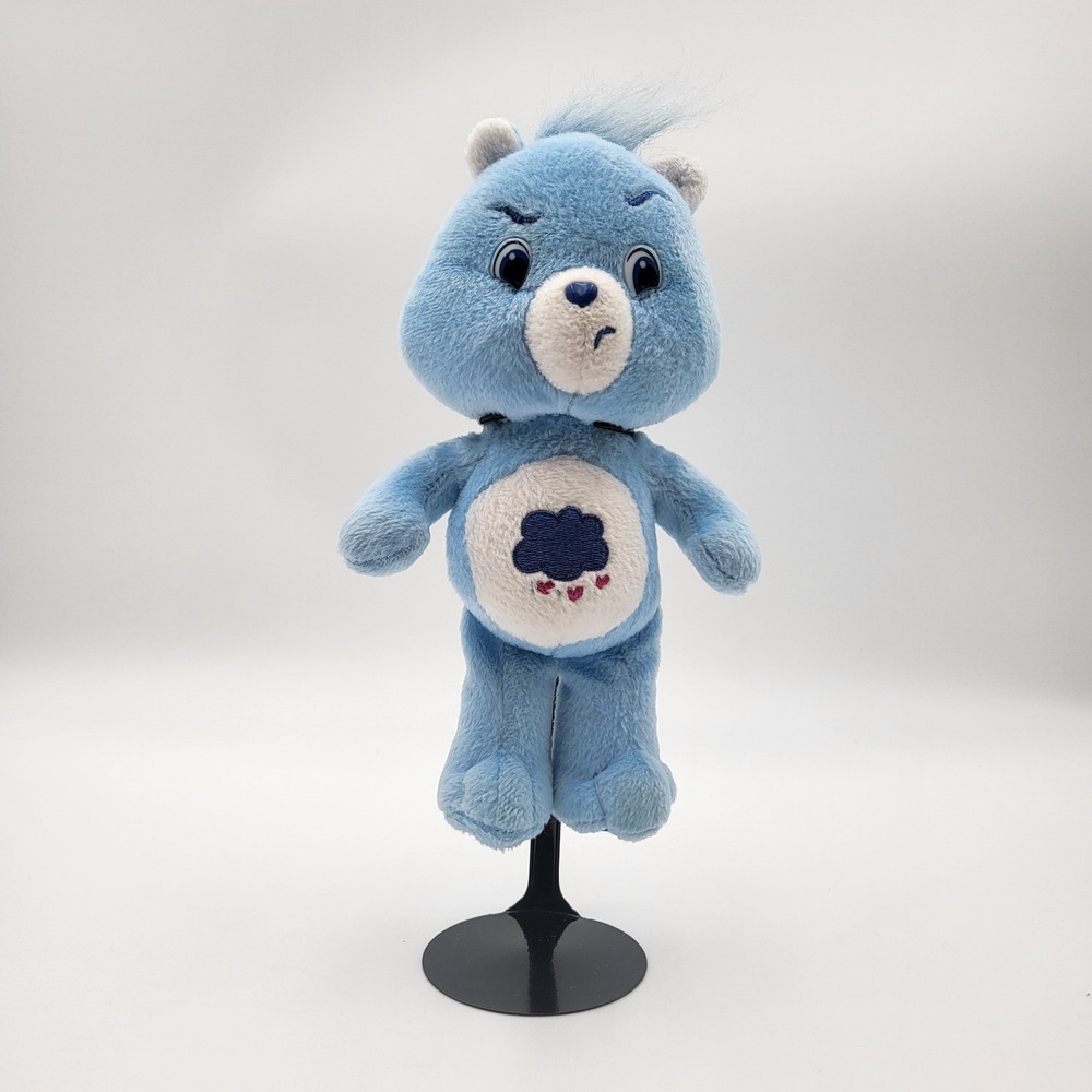 Y2k Care Bears Grumpy Bear Plush‎ Blue 8" Stuffed Animal Mood Bear Toy